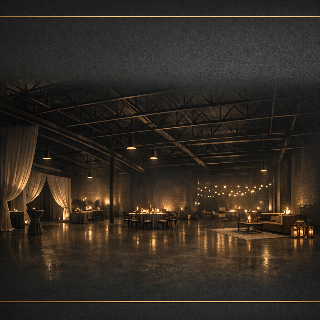 Warehouse event venue in Tucson at The Frame
