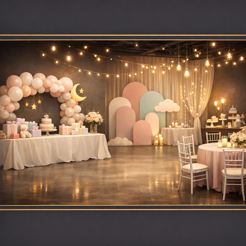Baby shower venue in Tucson at The Frame