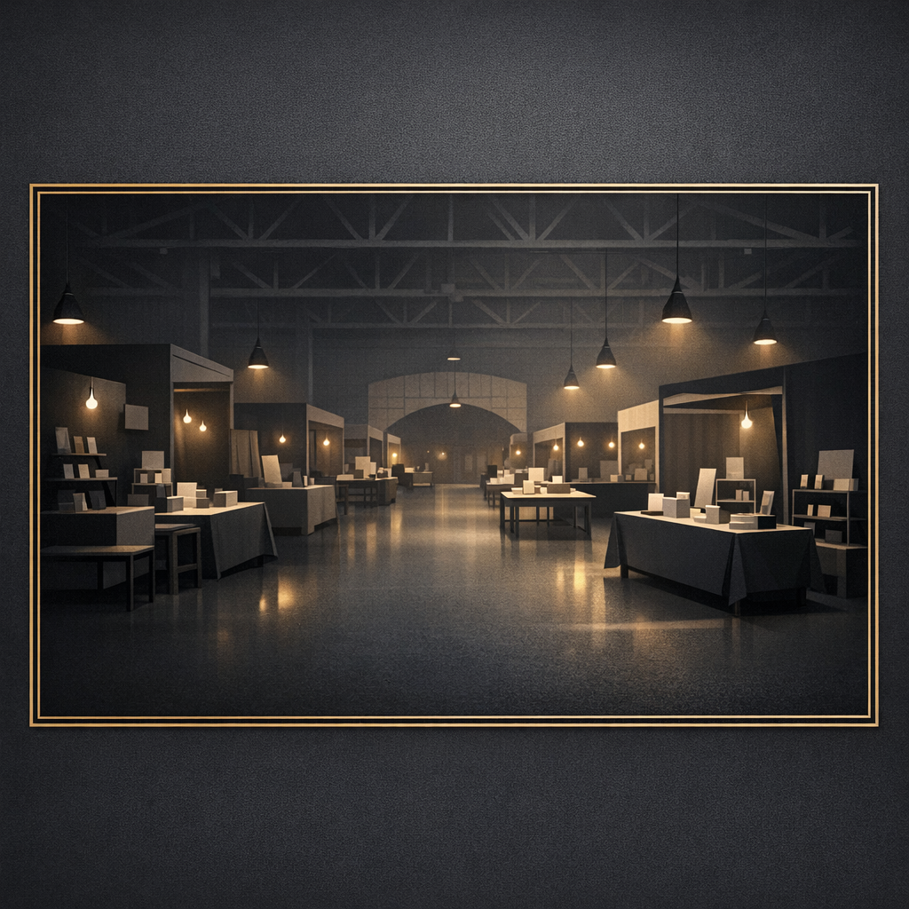 Pop-up market venue in Tucson at The Frame