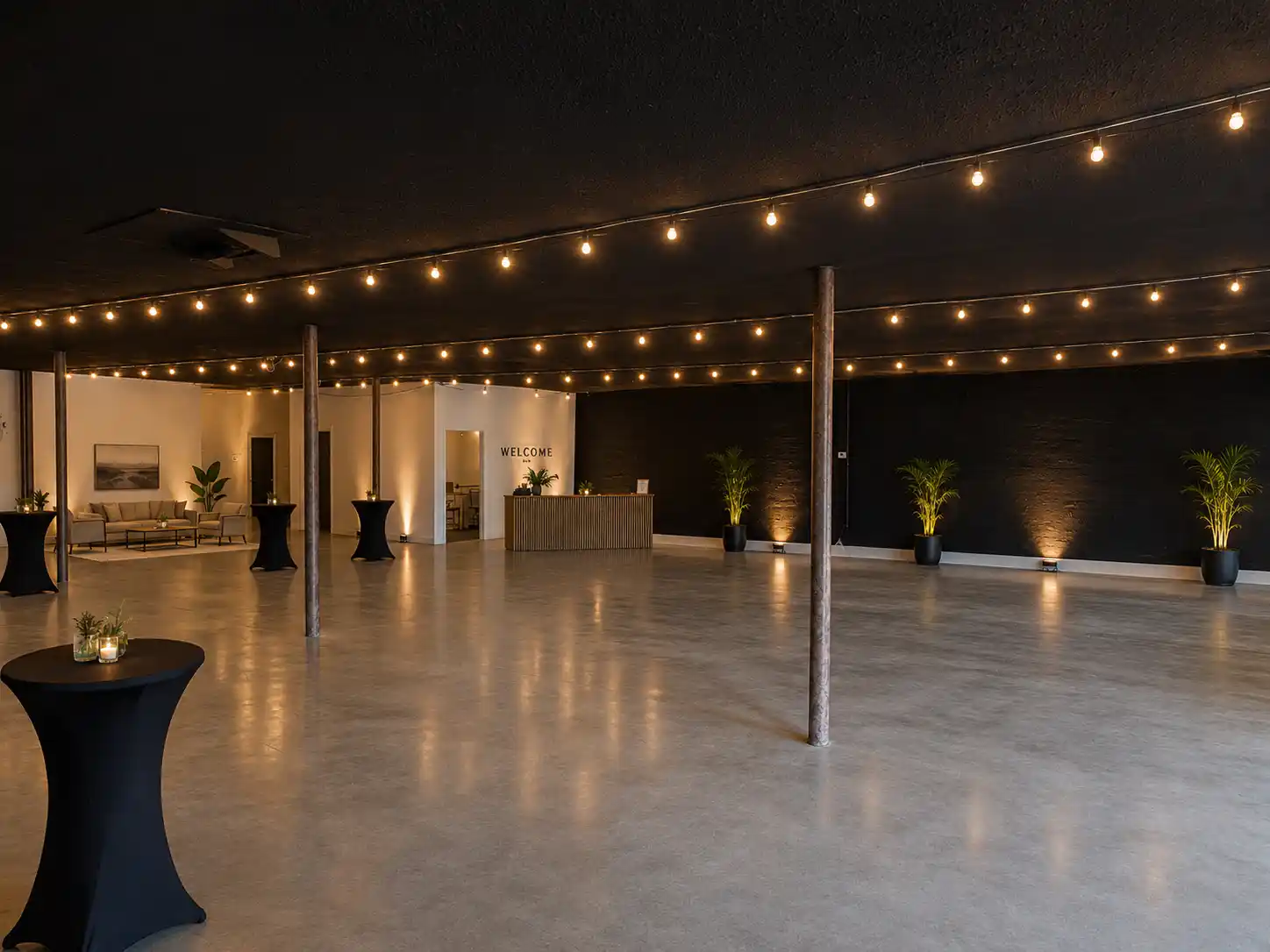 Corporate event venue setup example in Tucson
